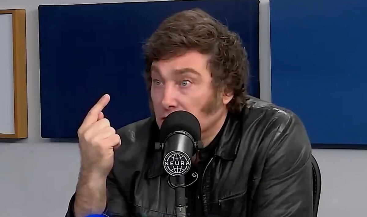 El presidente Javier Milei habló de su gestión, del Pacto de Mayo, de la oposición y hasta de la recuperación de las Islas Malvinas durante una extensa entrevista en Neura con Alejandro Fantino. Foto: Captura de video