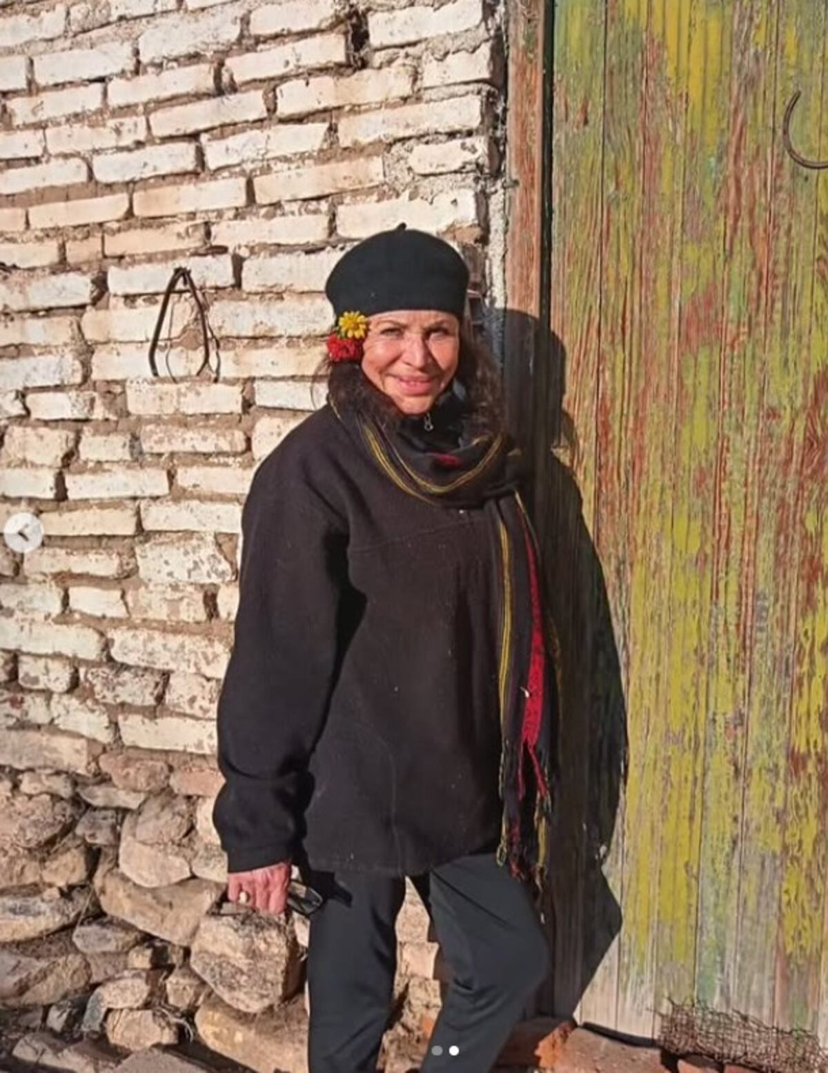 Suna Rocha en la actualidad. Dice ser feliz por haber encontrado el amor en la plenitud de la vida.