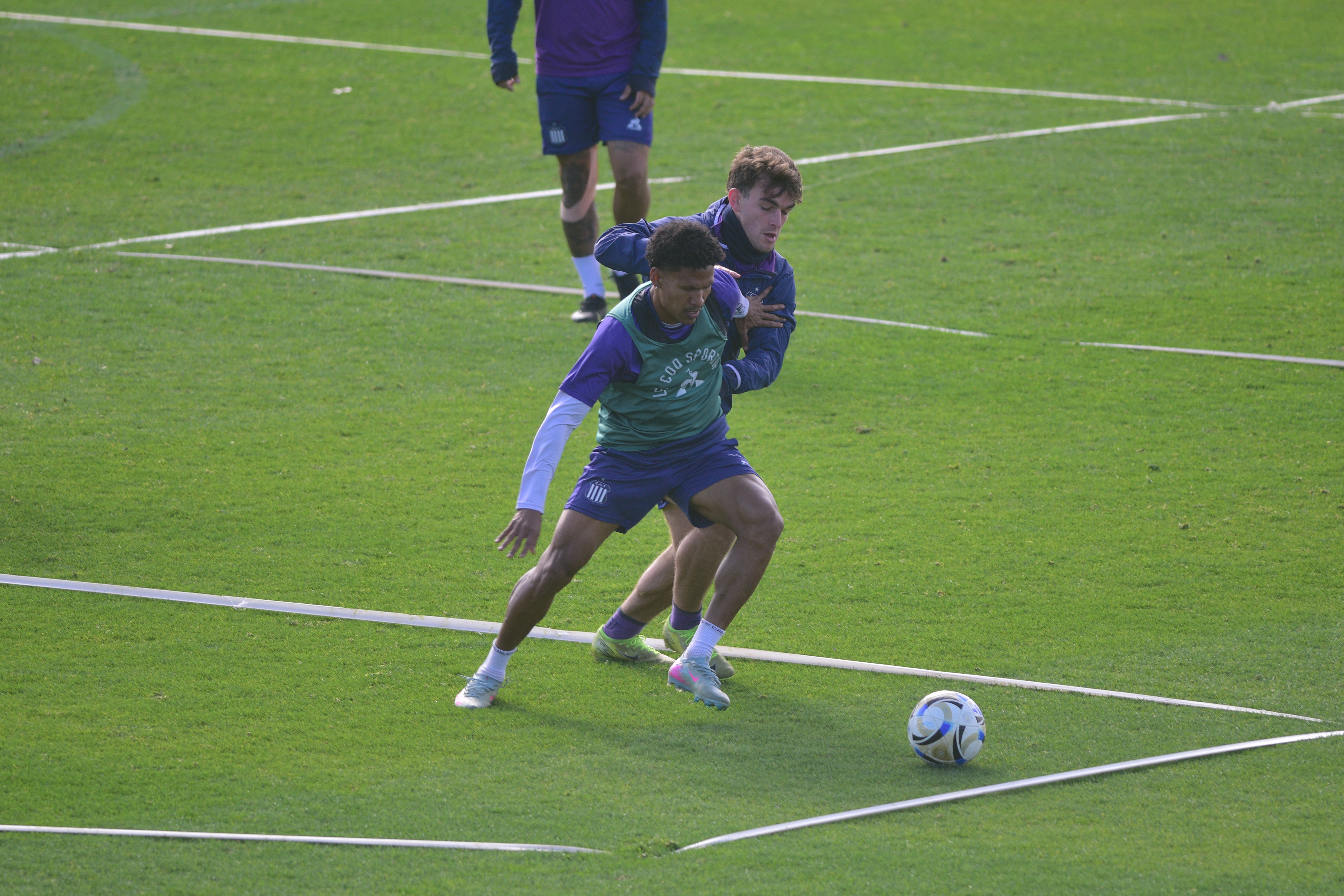Rick en el entrenamiento de Talleres en el Card. (Pedro Castillo / La Voz)