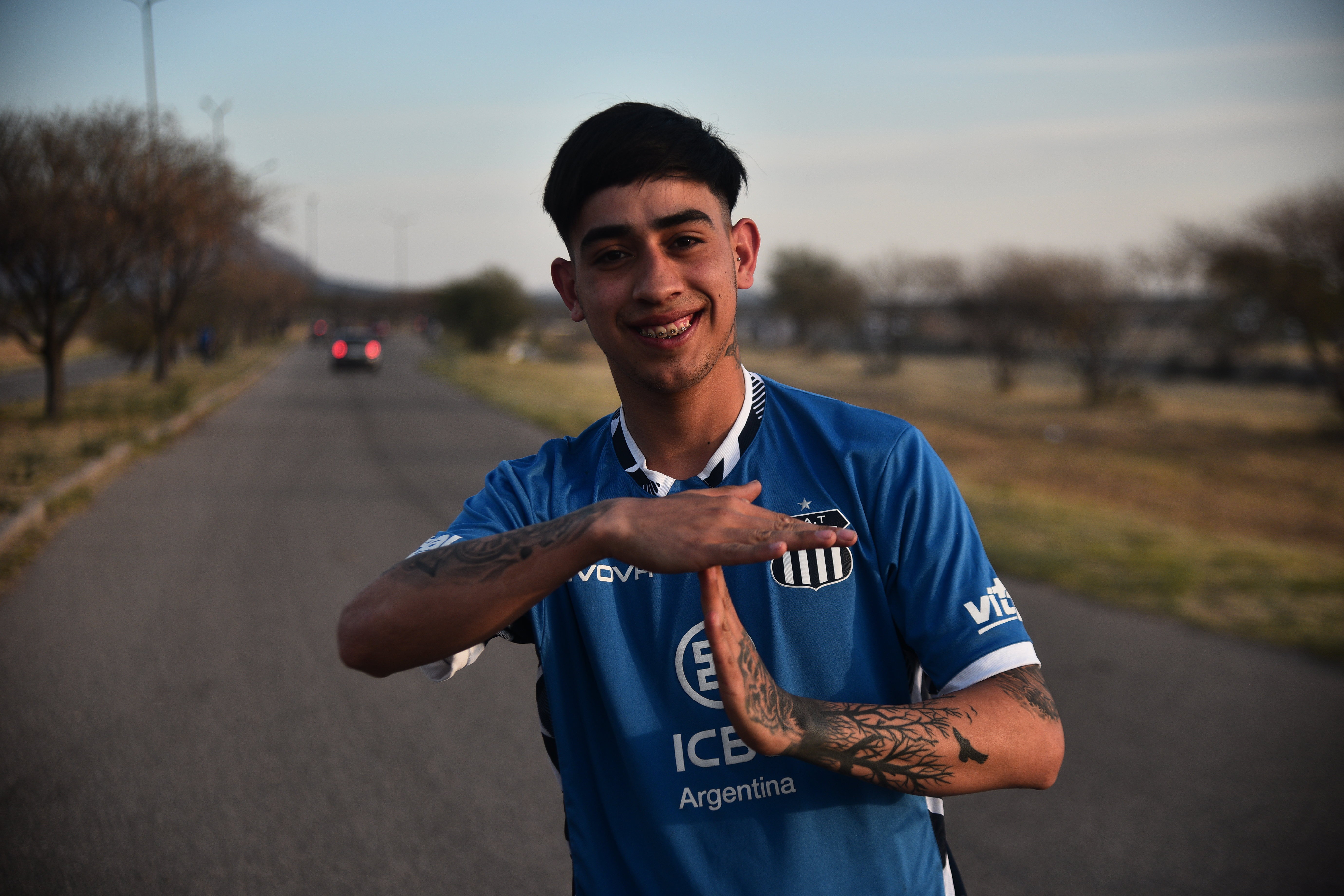 Cara 'e Cancha de Talleres en la previa del partido entre Talleres y Godoy Cruz por los octavos de final de la Copa Argentina en San Luis. (Pedro Castillo / La Voz)
