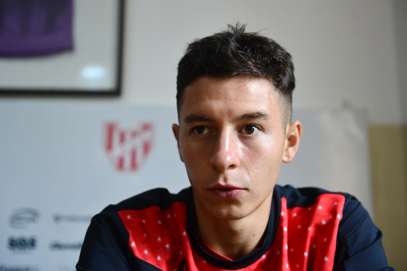 Gastón Lodico, jugador de Instituto. (Nicolás Bravo / La Voz)