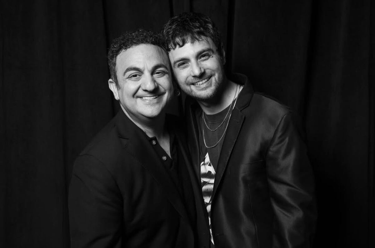 Diego Topa y su novio Hugo Rodríguez. (Instagram)