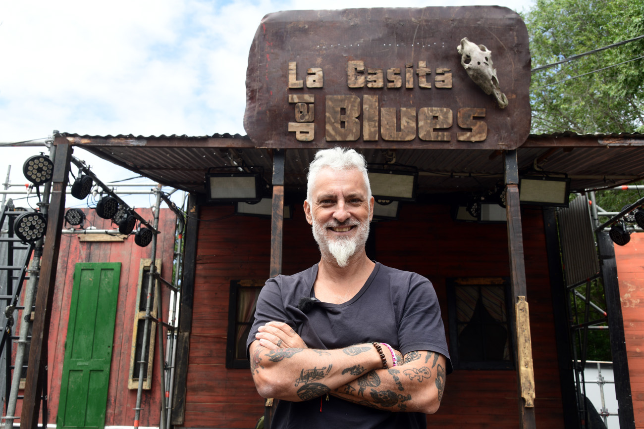Recorrida por el predio del Cosquín Rock 2026 junto a José Palazzo. Ramiro Pereyra / La Voz