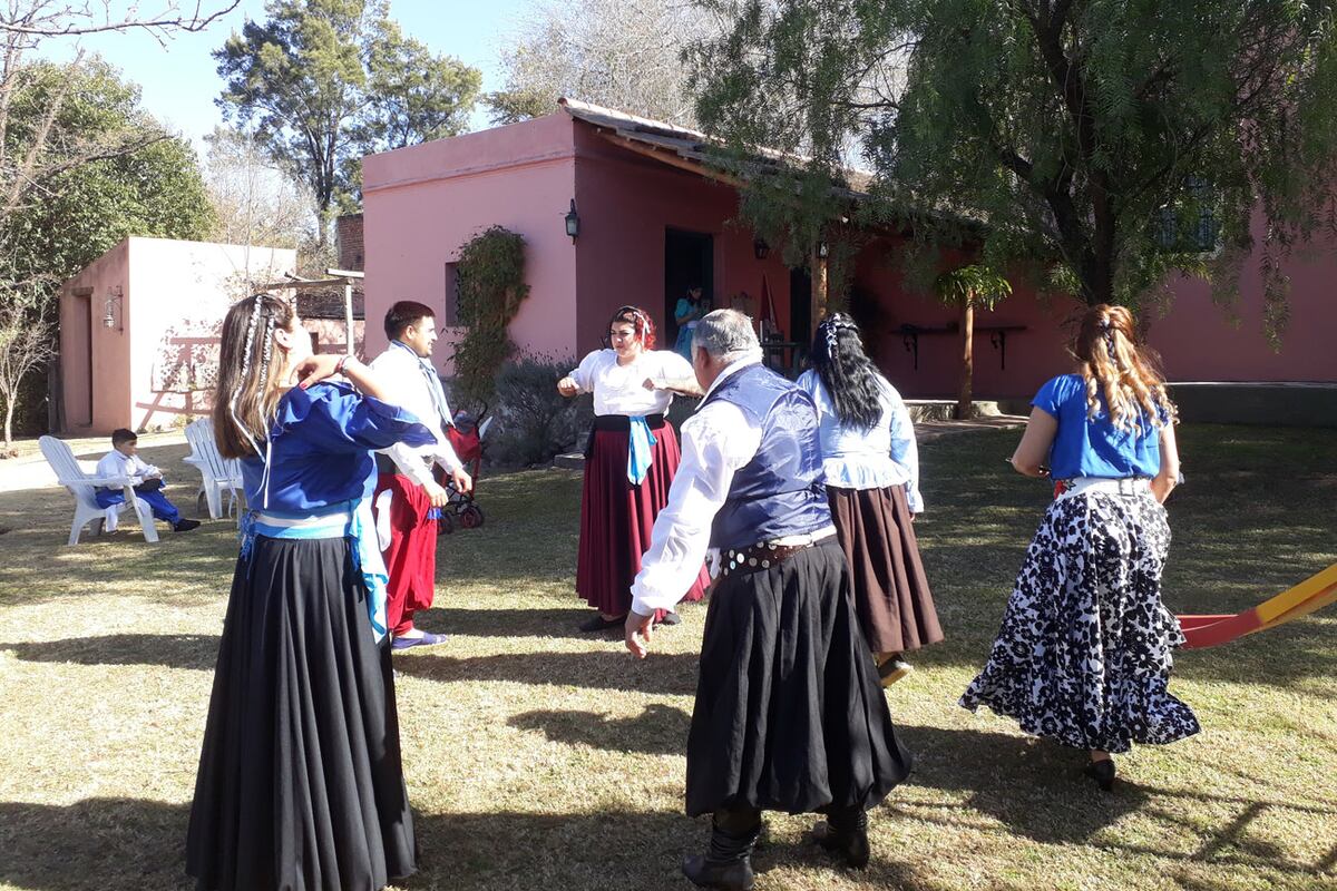 El patio de la estancia. (La Voz)