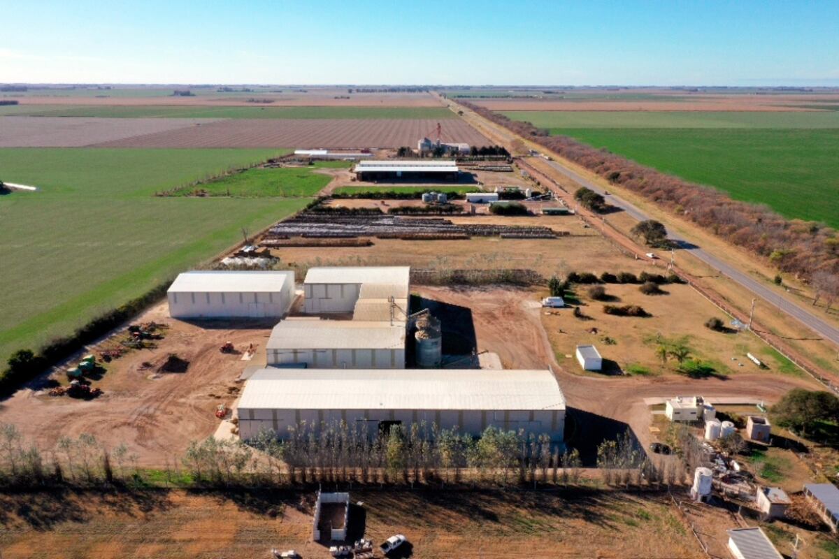 Parque industrial Pozo del Molle. Obras en el departamento Río Segundo de Córdoba. (Foto: Gobierno de Córdoba)