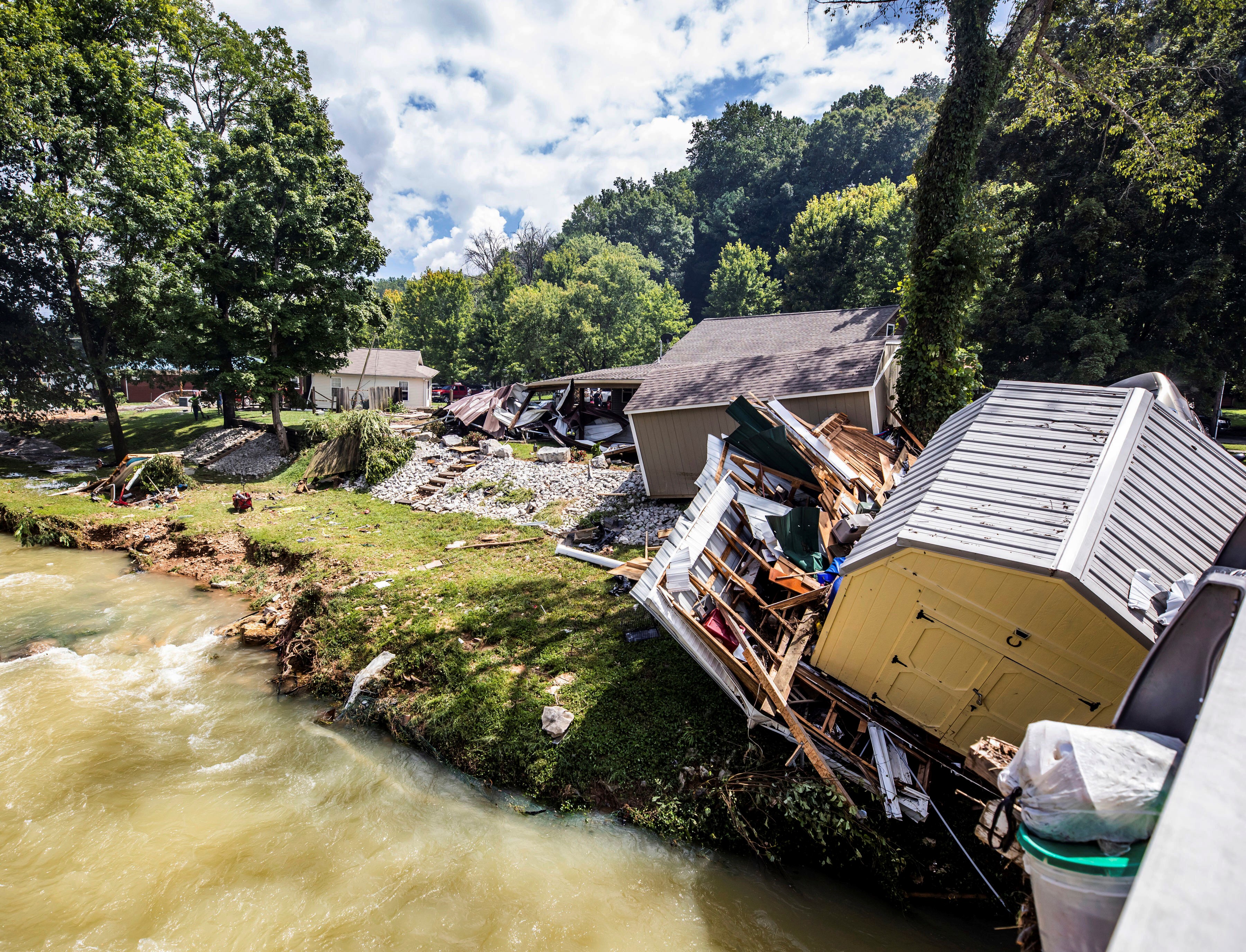 Inundaciones. Ciudad de Waverly, en Tennessee, Estados Unidos. (AP)