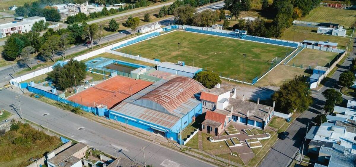 Las instalaciones del club Belgrano de Berrotarán. (Facebook Belgrano de Berrotarán).