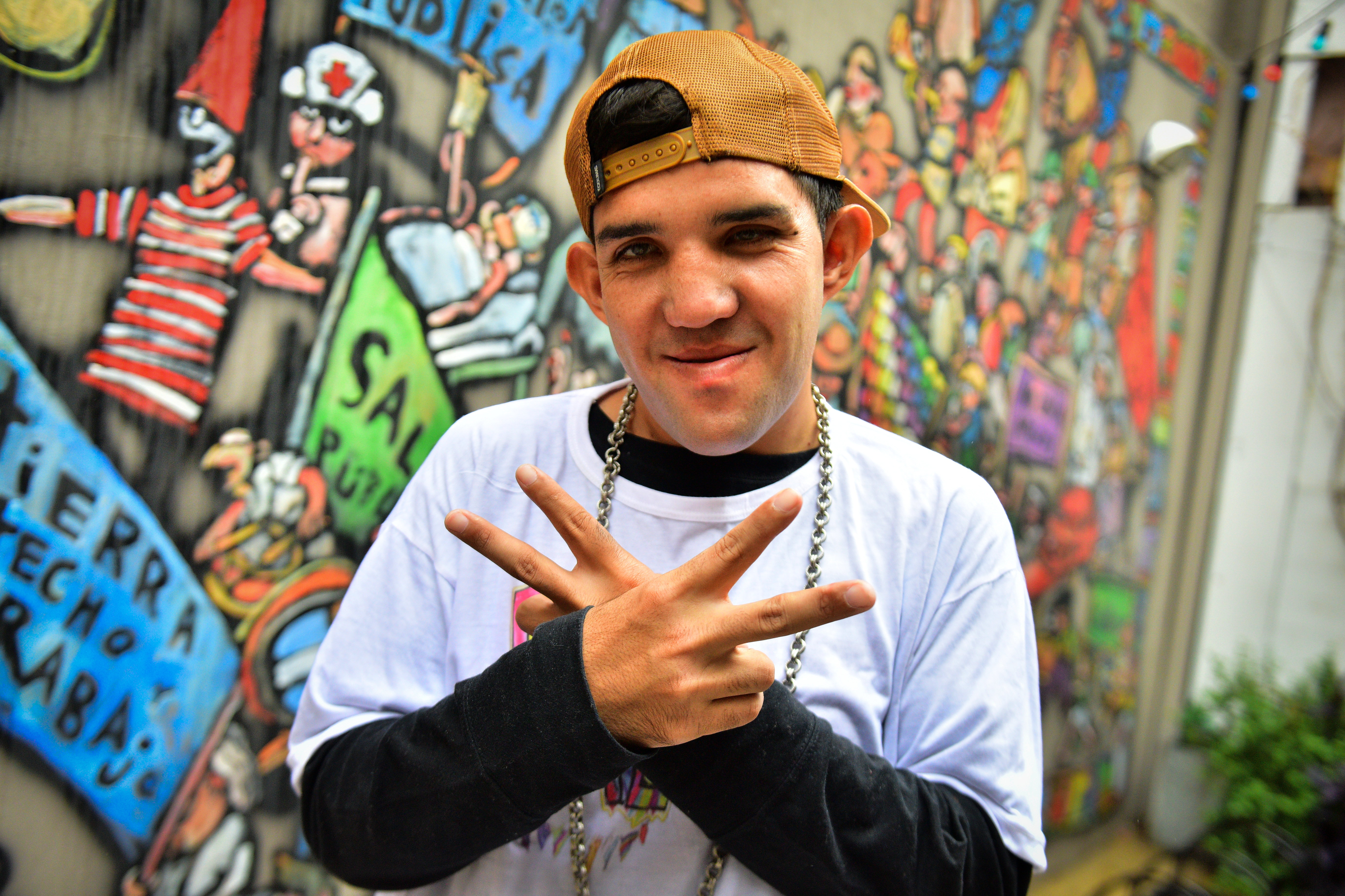 Lukitas Flow, uno de los artistas de la Bailadera. (José Gabriel Hernández/La Voz)