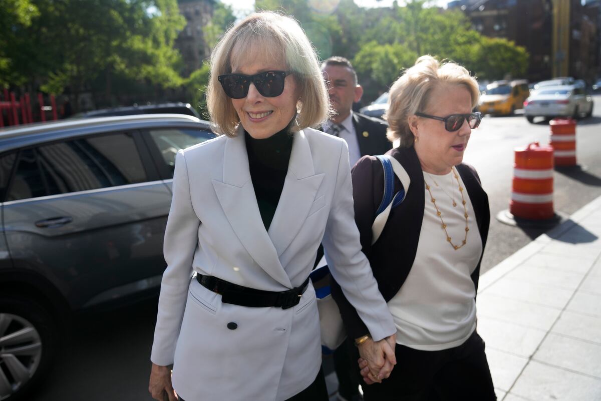 Elizabeth Jean Carroll en el tribunal federal de Manhattan el 8 de mayo de 2023, en Nueva York.