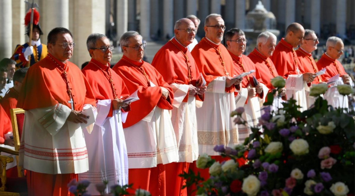 Prevost junto al Ángel Rossi cuando fueron elegidos cardenales.