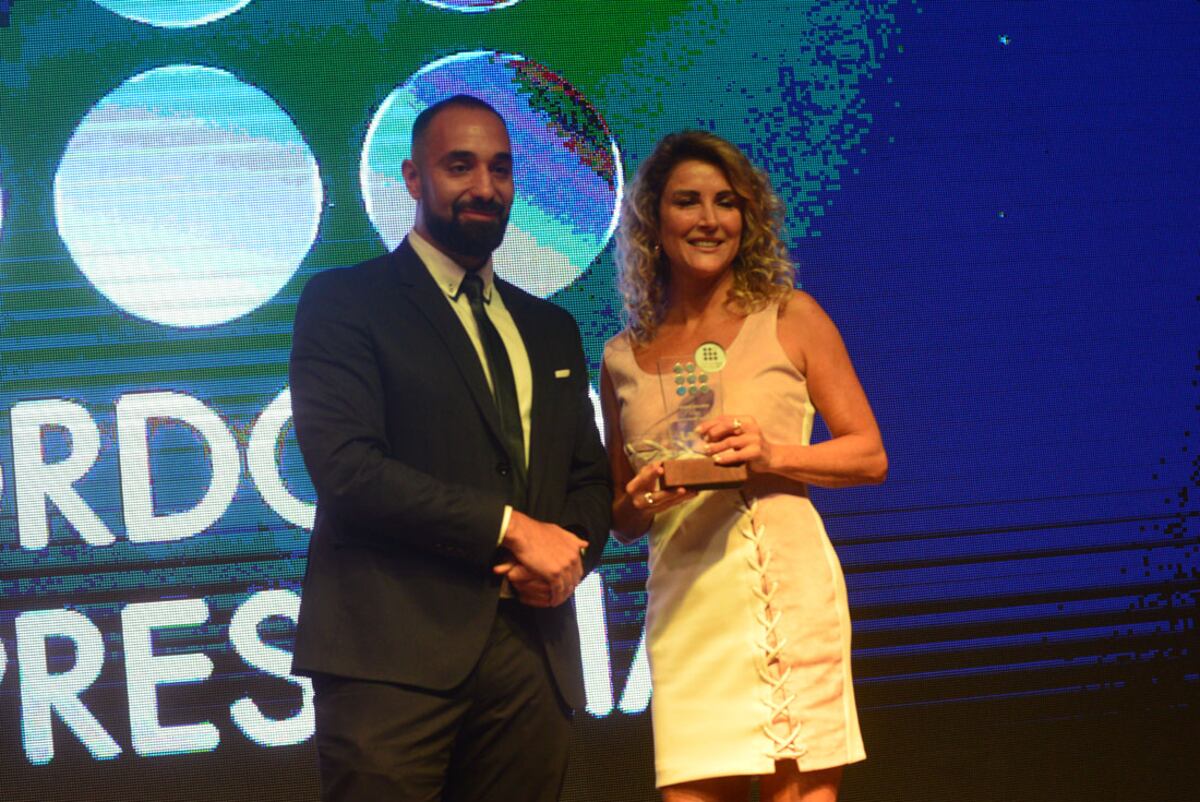 Empresarios premiados en la Córdoba Empresaria en el Holiday Inn. (Foto: Javier Ferreyra)