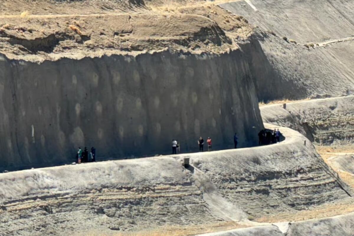 La zona donde encontraron el cuerpo de Diego Serón en Comodoro Rivadavia. (Foto: gentileza ADNSUR)