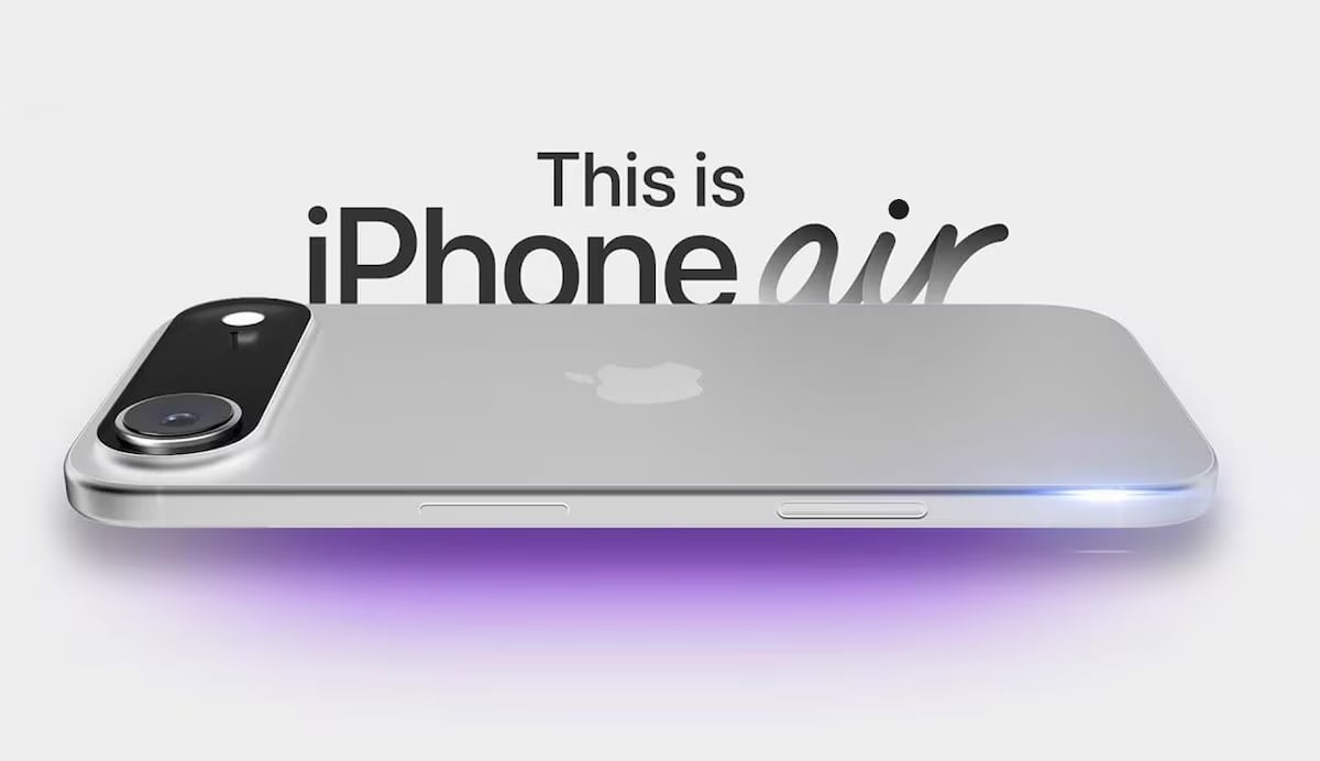 Se filtran imágenes del diseño del iPhone 17 Air. (Xataka)
