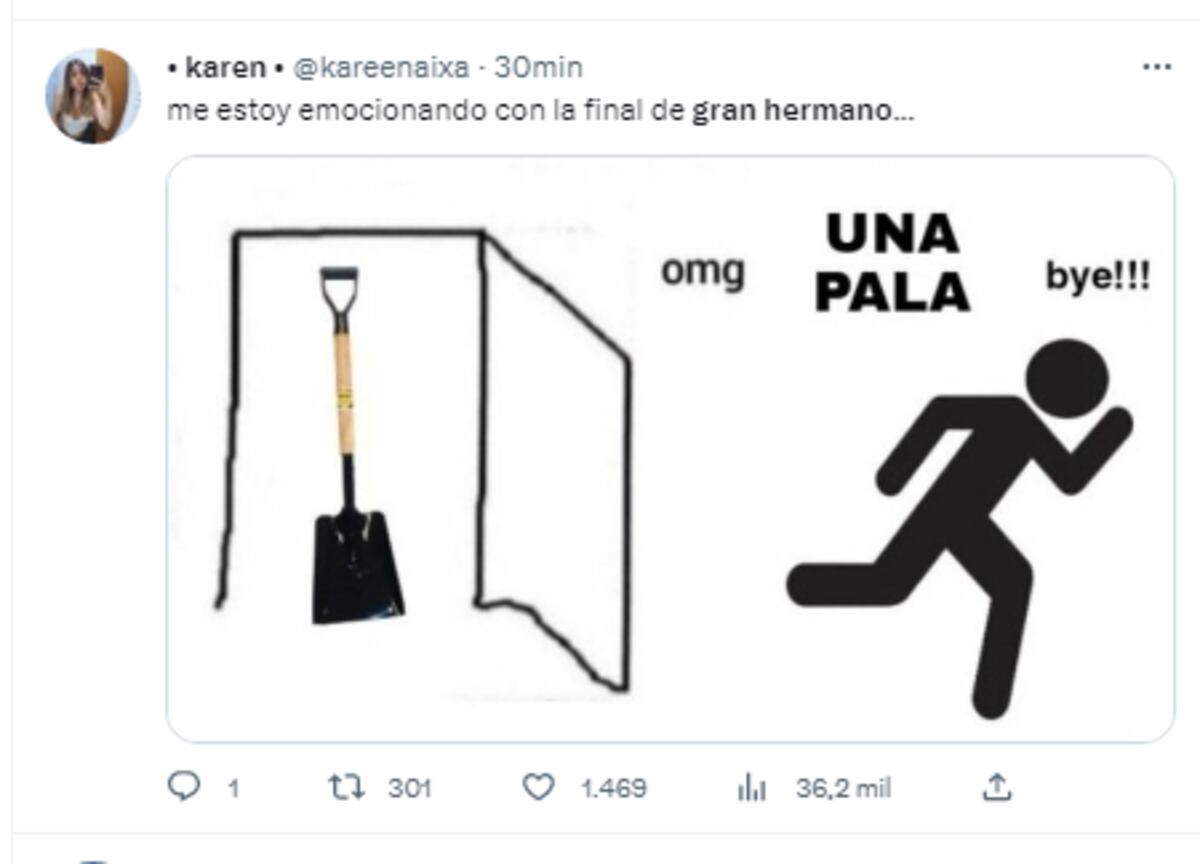 Los memes de la final de "Gran Hermano". (Captura)