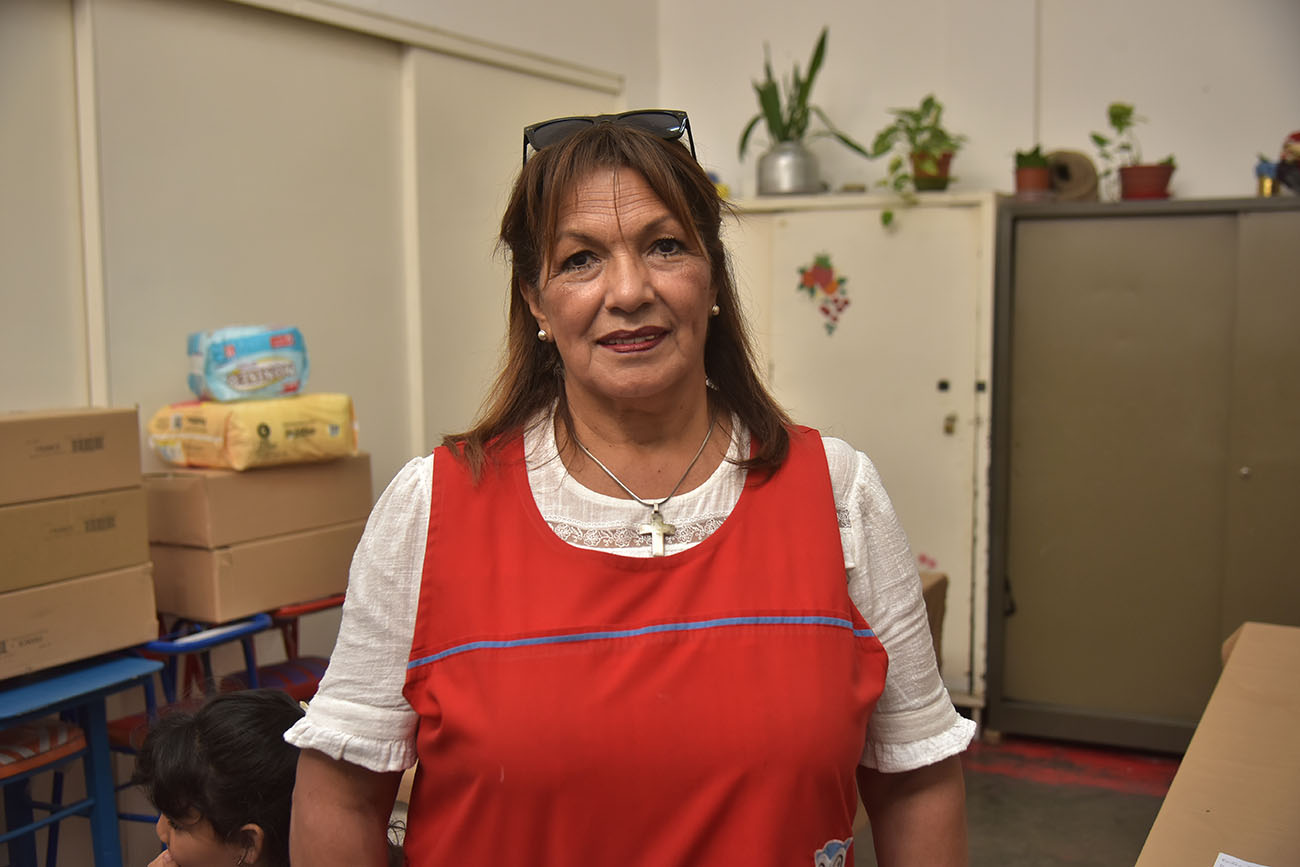 Norma Ribilli dedica gran parte de su tiempo a la comunidad de Bajo Yapeyú y a la de Barranca Yaco. (Ramiro Pereyra /La Voz)