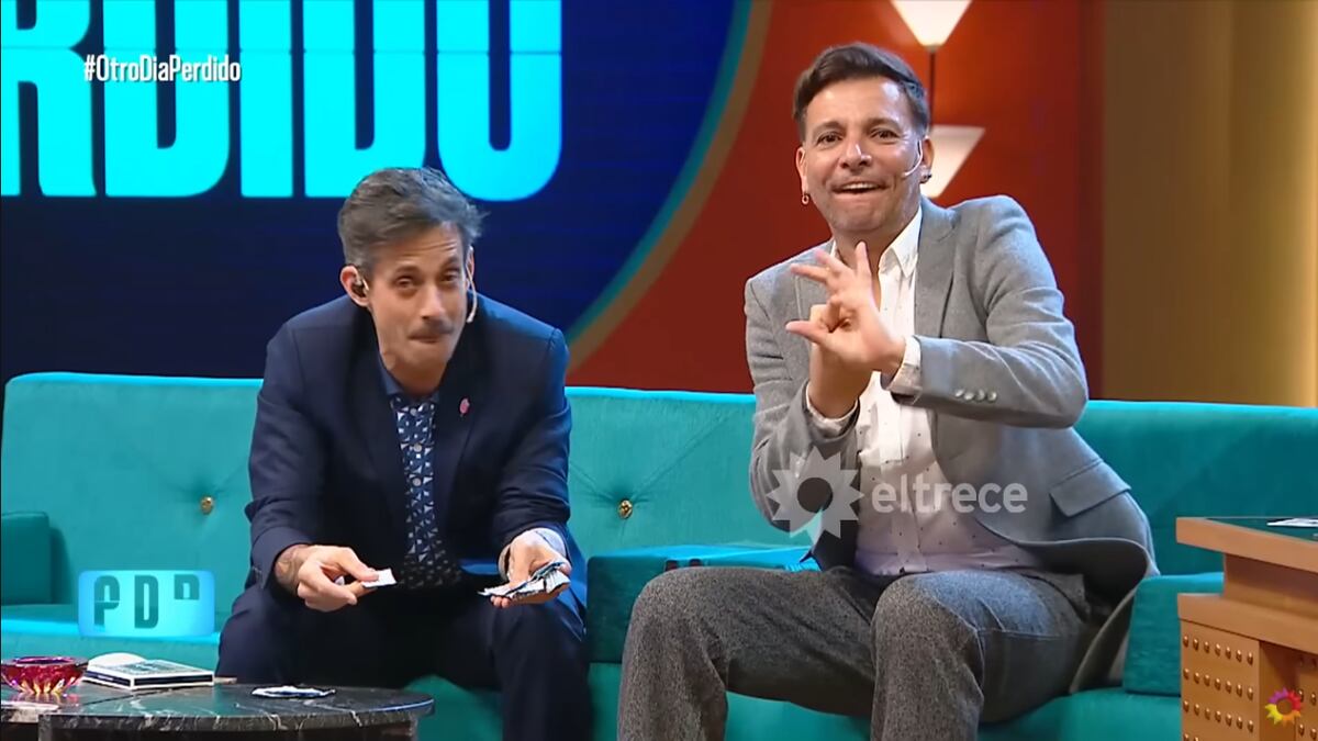 Martín Bossi intentó "cagar" el truco de Soy Rada. (Captura)
