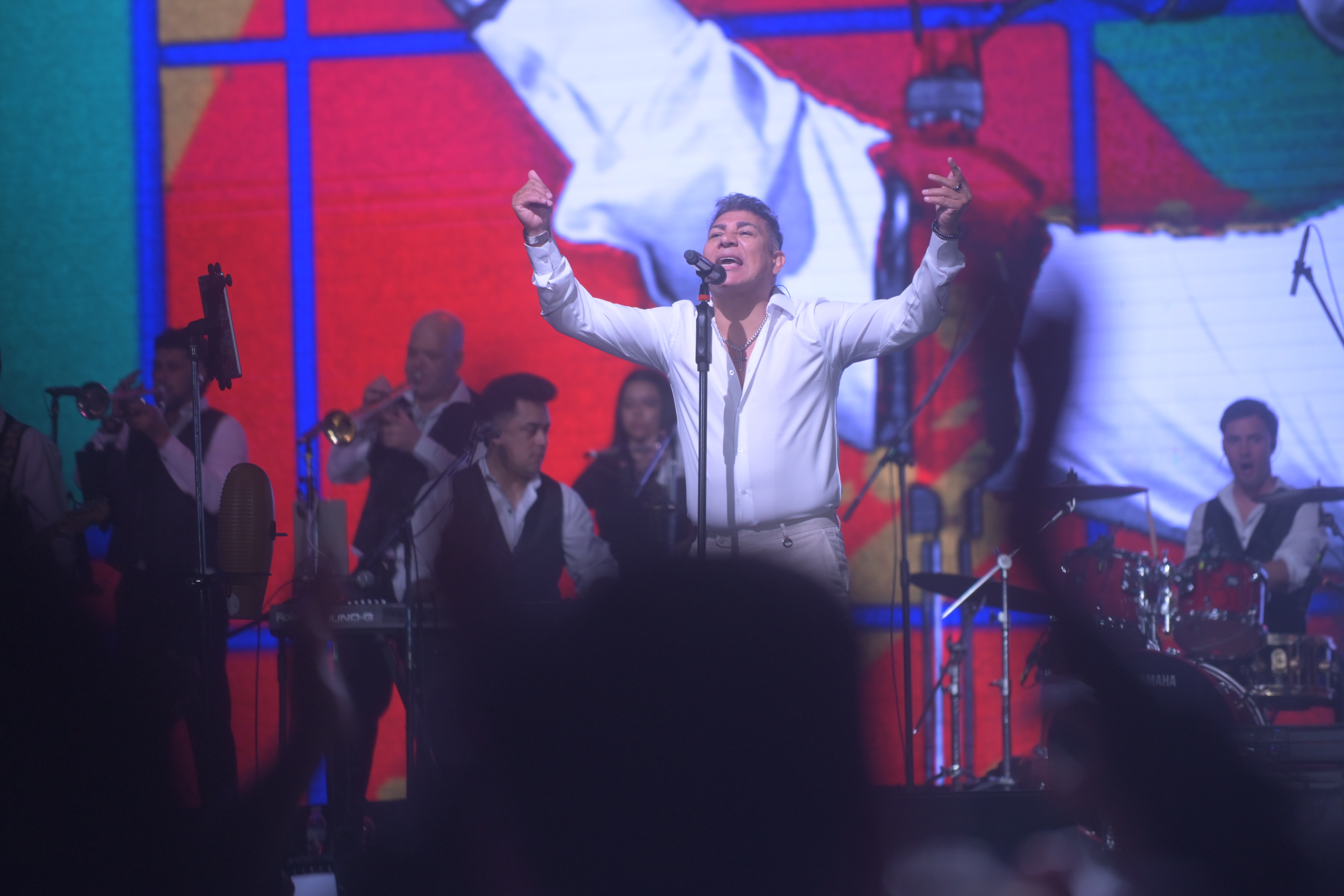 Con más de 40 canciones y tres horas de show, La Barra repasó los hitos de su historia ante una multitud en Quality Arena. (La Voz/Javier Ferreyra)