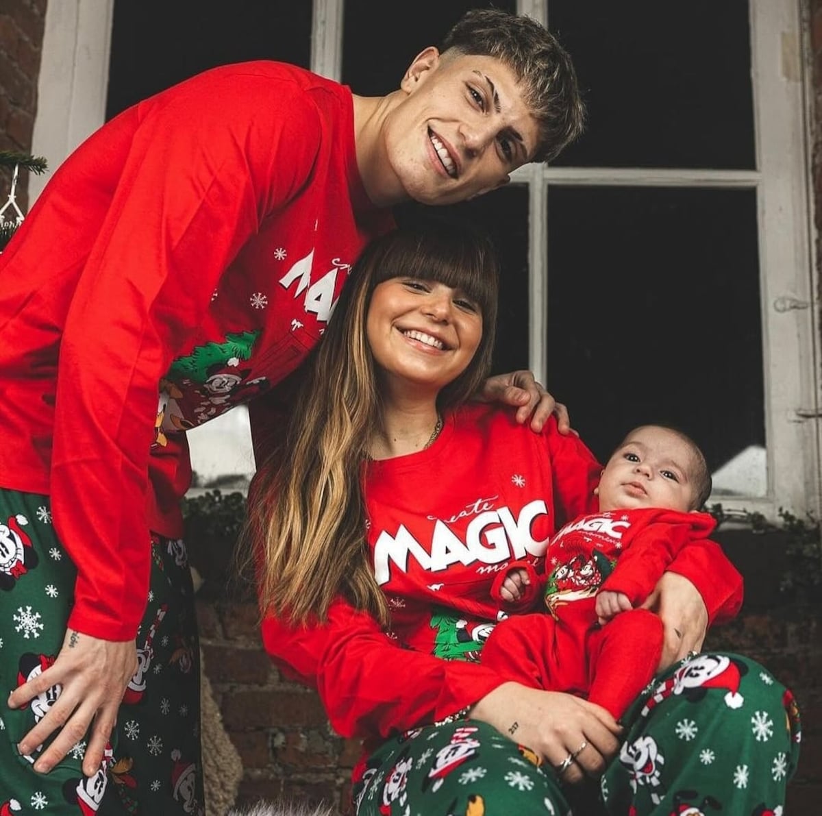 Los looks de la "Scaloneta" para recibir la Navidad. (Fotos de Instagram)