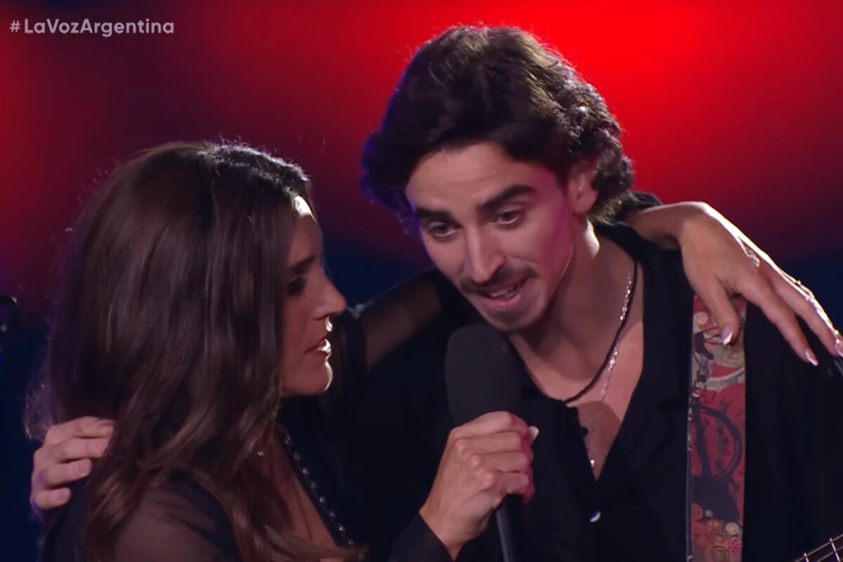 Iván Horrocks cantó con "La Sole" en "La Voz Argentina". (Captura)