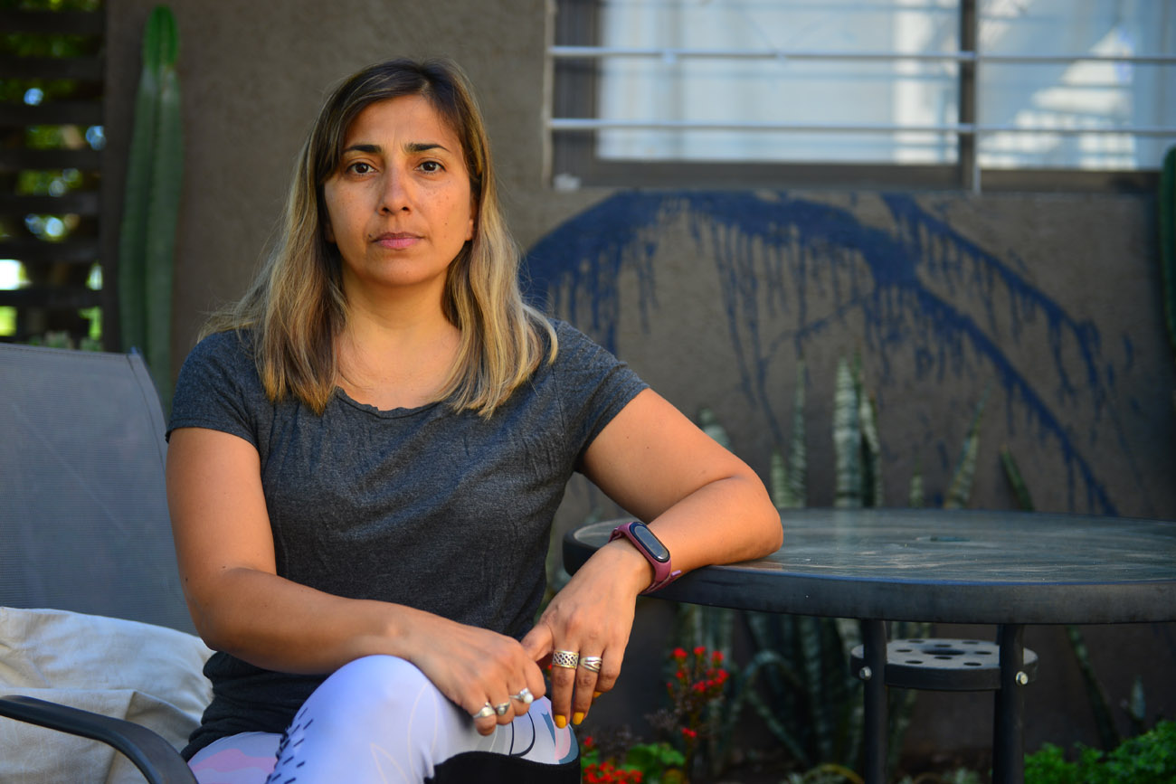 Patricia Sanchez, docente, denuncia irregularidades en el sistema de aptos psicofisicos. (Nicolás Bravo / La Voz)