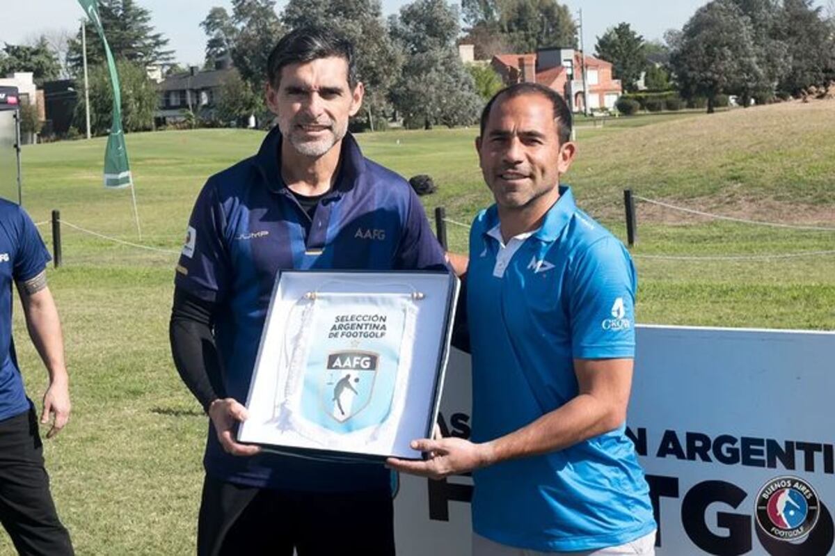 "El Ratón" Ayala es la gran figura de la selección argentina. Es su segundo Mundial. (Gentileza Asociación Argentina de Footgolf)