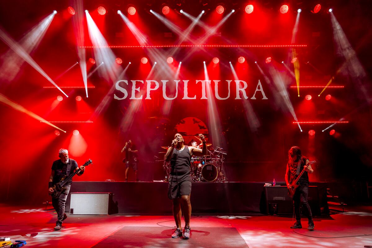 Sepultura en el escenario alternativo de Lollapalooza Argentina 2025. (Foto: prensa DF)