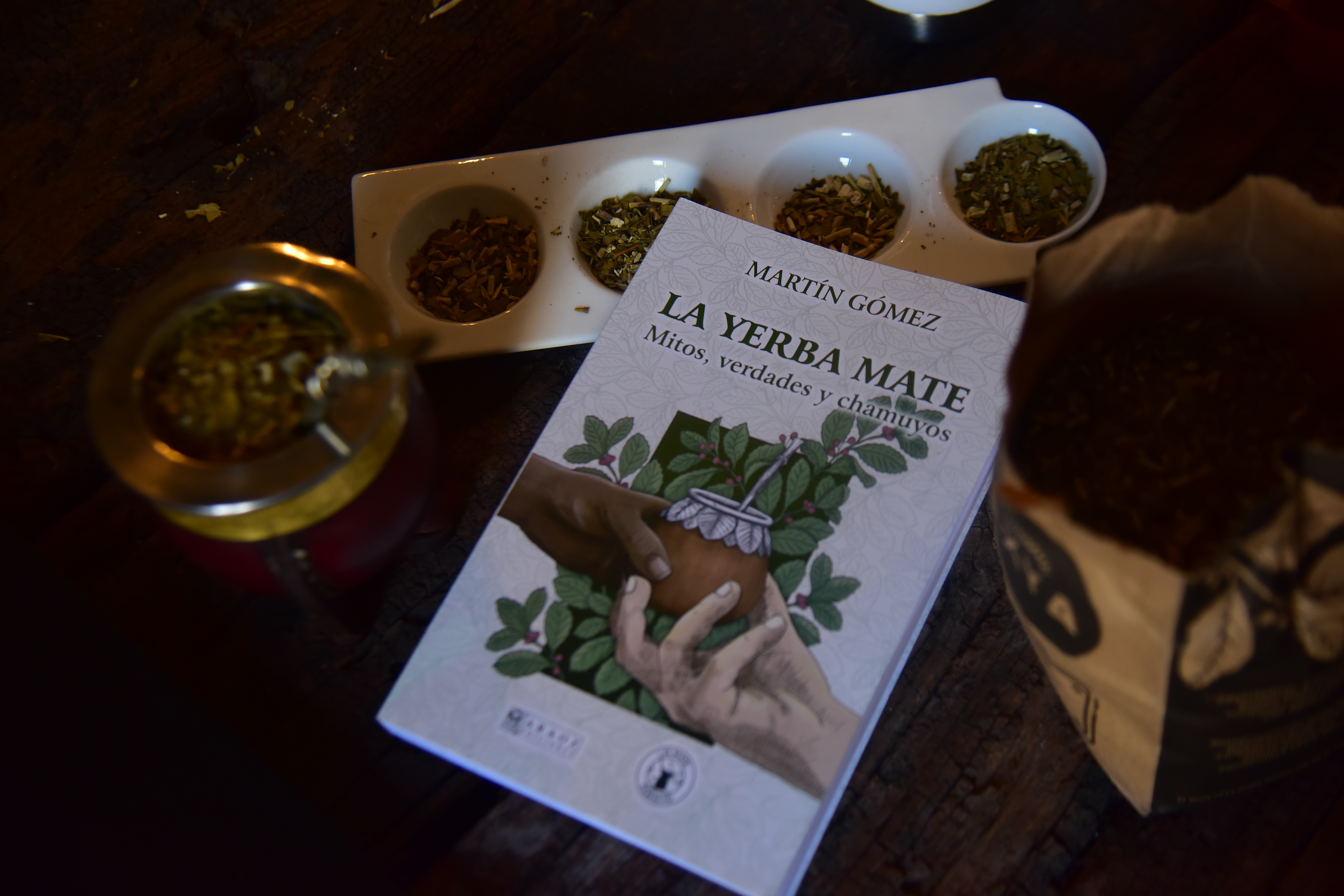 Martín Gómez es ingeniero químico y sommelier, presenta un libro sobre yerba mate. (Javier Ferreyra / La Voz)