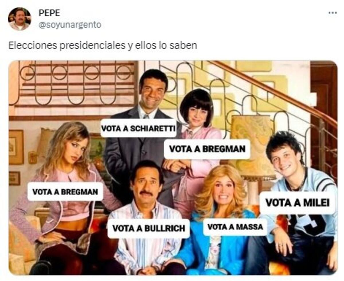 Los mejores memes de las elecciones presidenciales 2023.