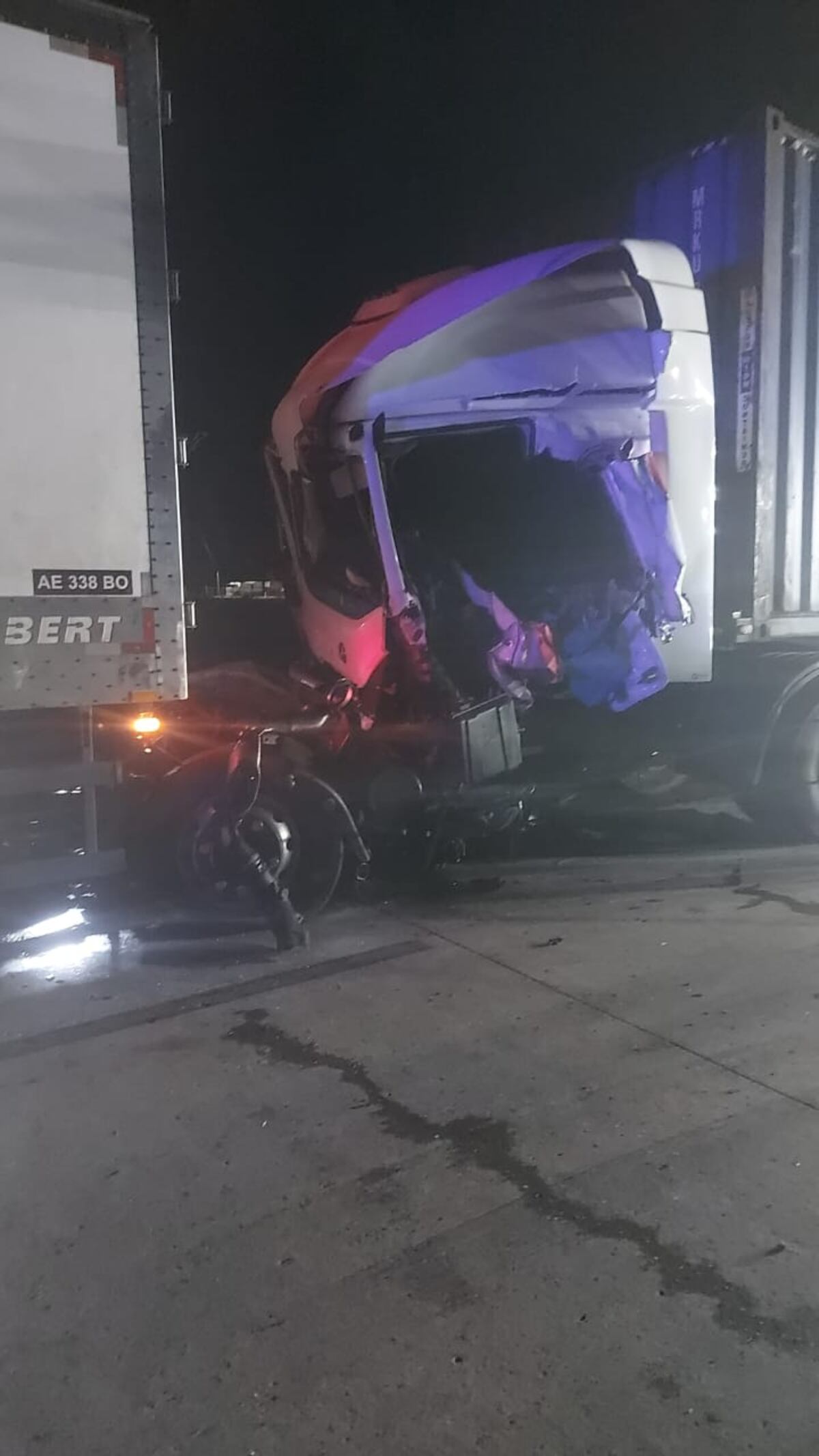 El choque. (Policía)