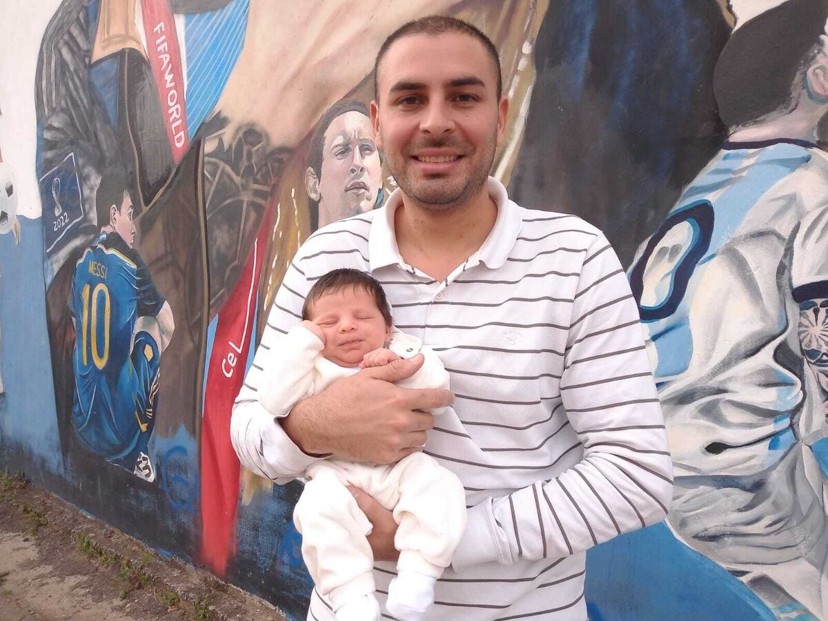 Padres primerizos: Ezequiel Ledesma. (La Voz)