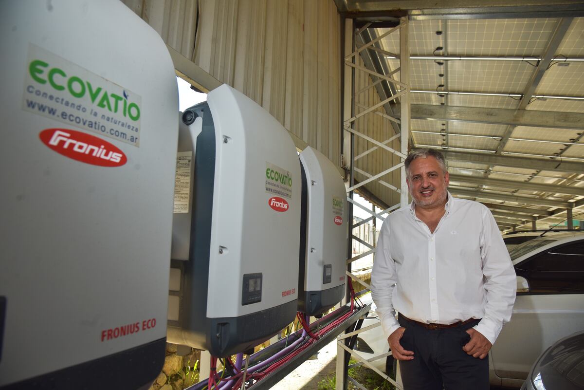 Andrés Oberti lidera una empresa que es la número uno en el país en la instalación de soluciones para generar energía solar. (La Voz / Archivo)