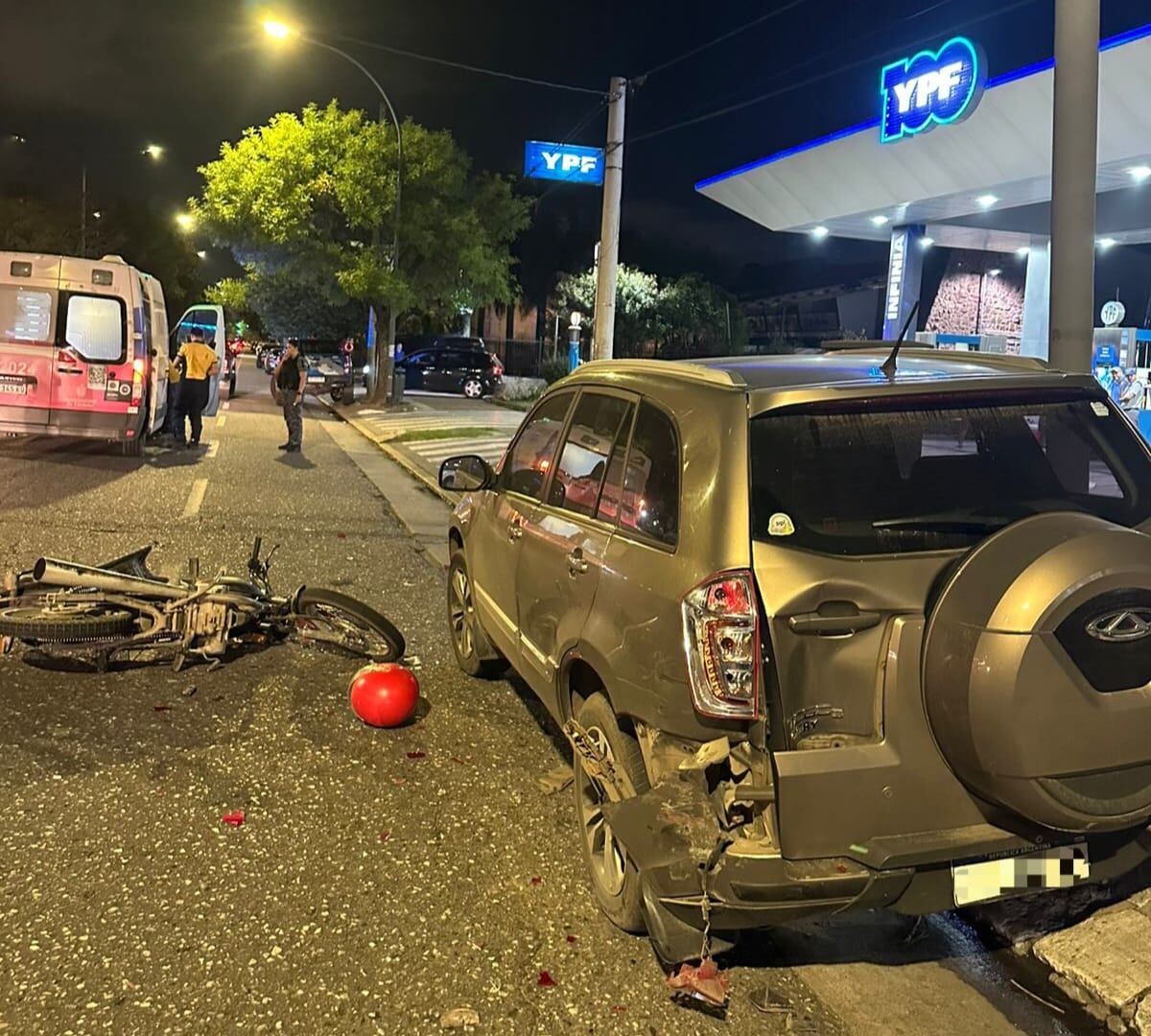 El choque. (Policía)