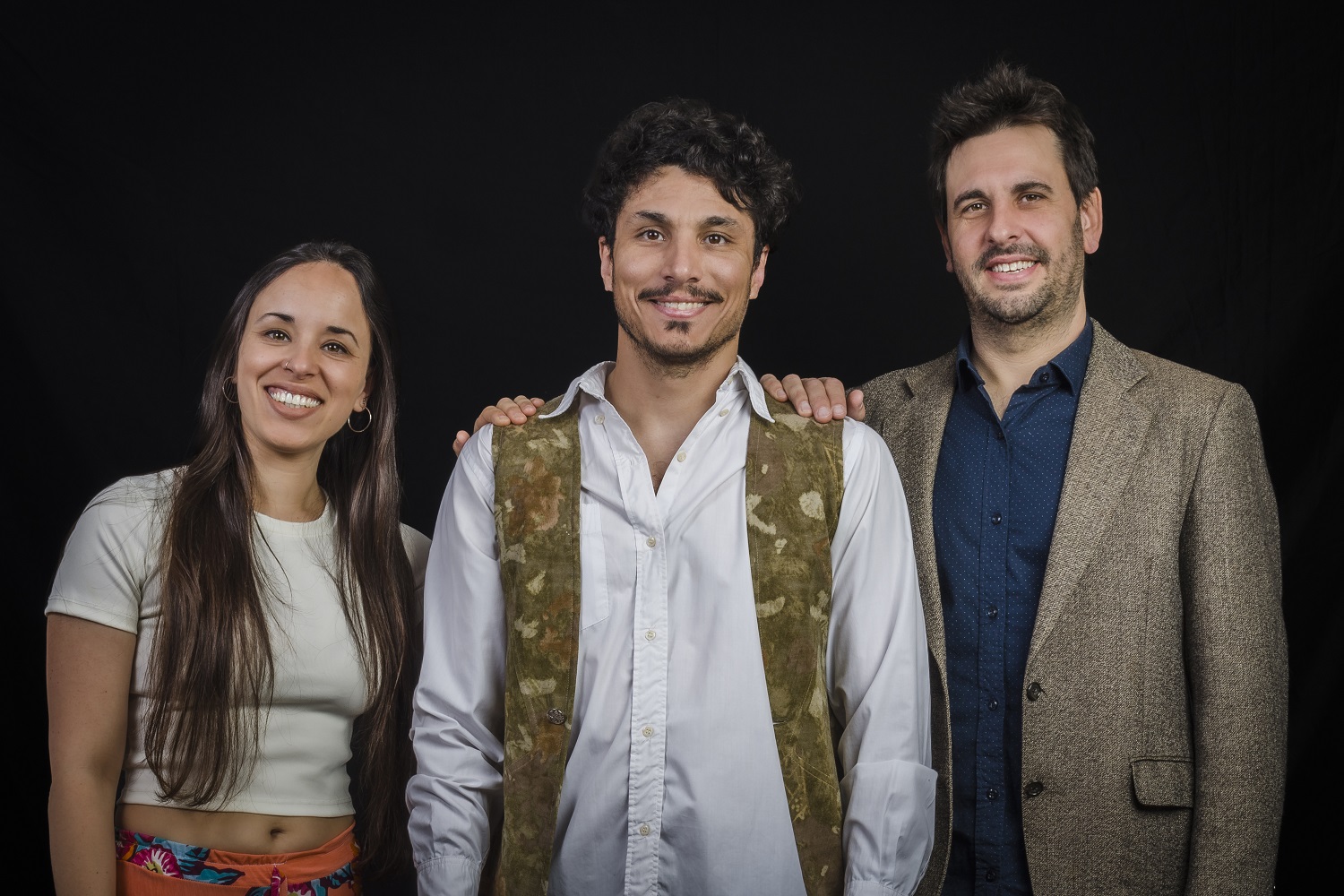 El trío Nomás Así llega a Córdoba para presentar su primer disco. (Gentileza Fabio Saltarelli).