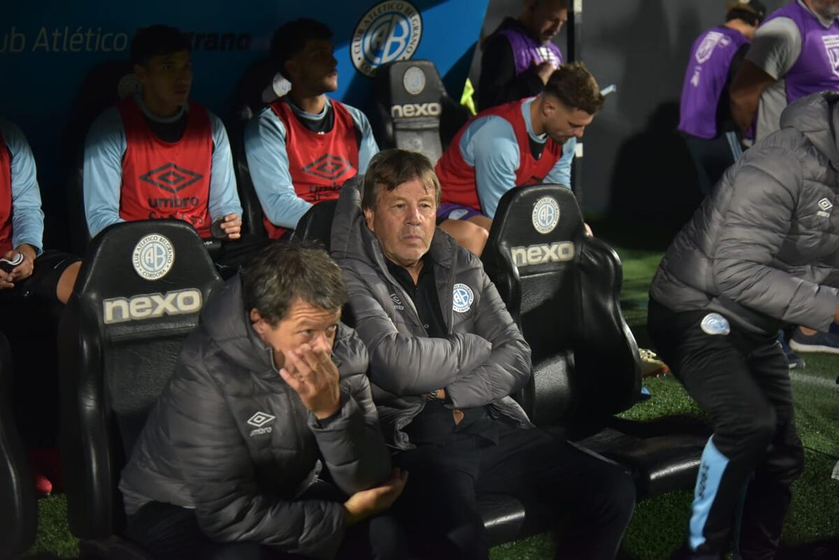 Belgrano en su partido ante Argentinos. (Facundo Luque / La Voz).