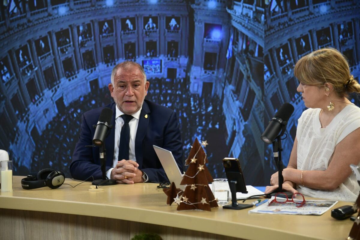 Luis Juez en La Voz en Vivo. Ramiro Pereyra /LVI