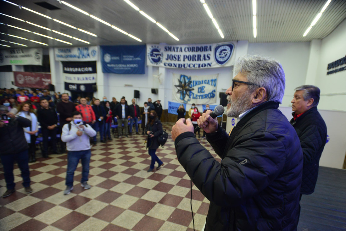 Postura. José "Pepe" Pihen, es el actual titular de la CGT Córdoba y dice tener el apoyo de la mayoría de los gremios para seguir en el cargo.
(Nicolás Bravo / Archivo)