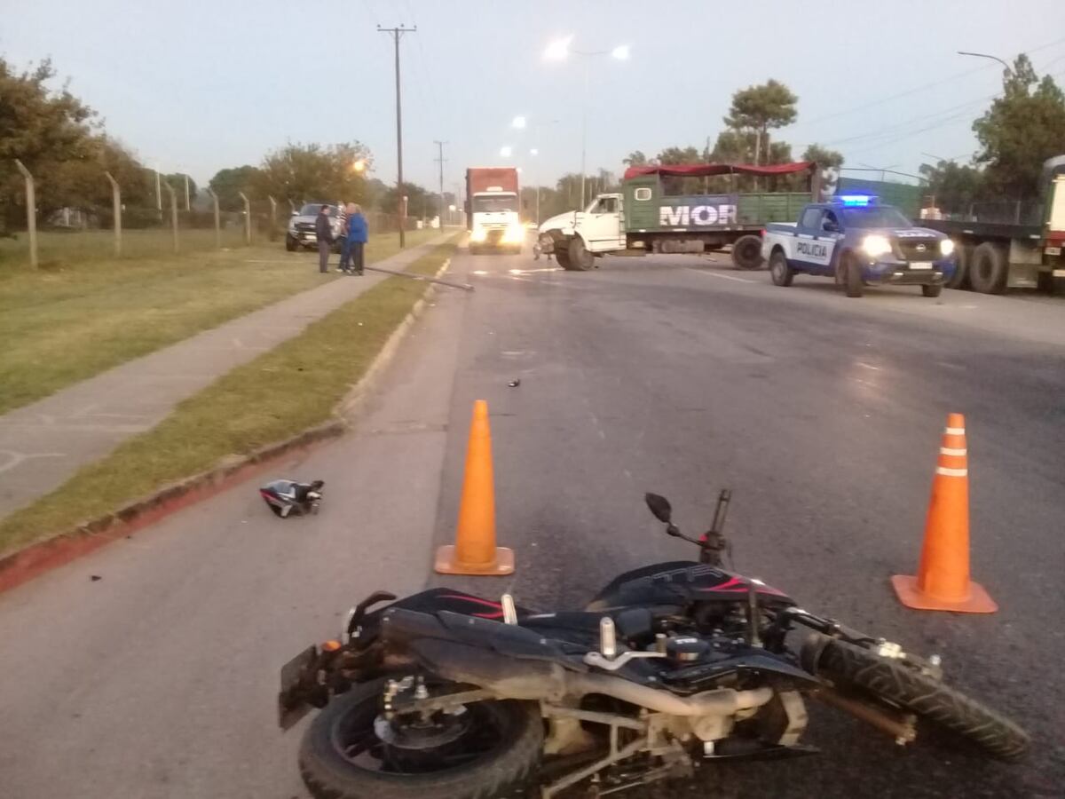 Daños tras el choque. (Policía)