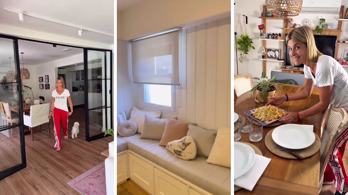 Eugenia Tobal combinó colores neutros, toques en madera y una perfecta iluminación.