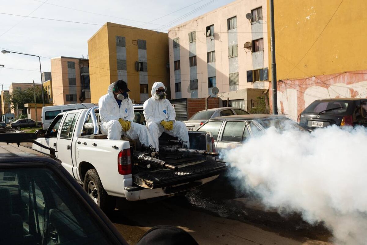 La fumigación es una de las medidas deprevención frente brotes de dengue. (La Voz)