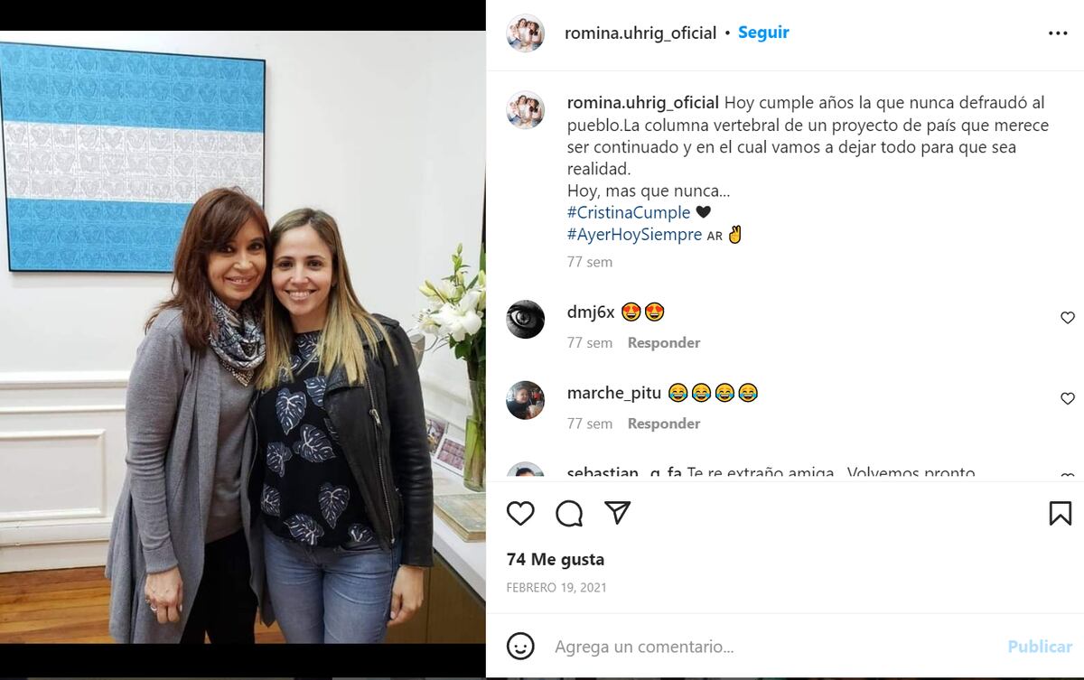 Romina Uhrig fue diputada por el Frente de Todos. (Instagram @romina.uhrig_oficial)
