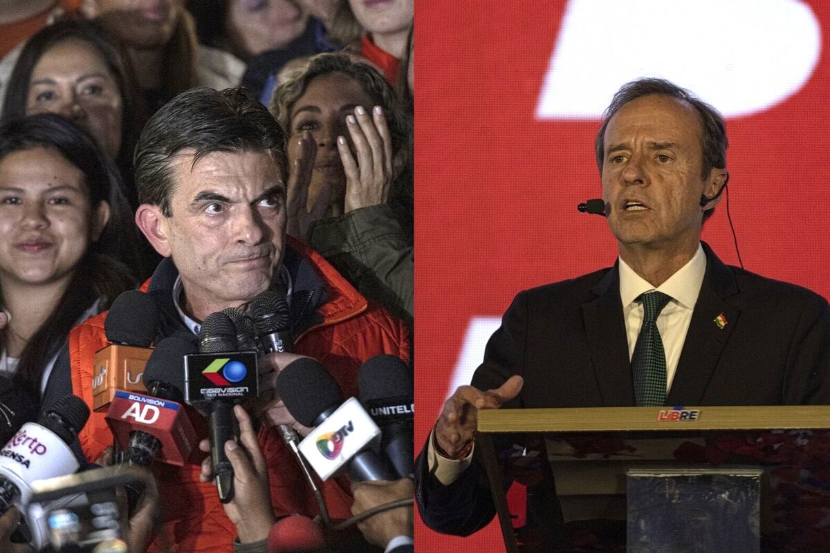 Rodrigo Paz y Jorge Quiroga.