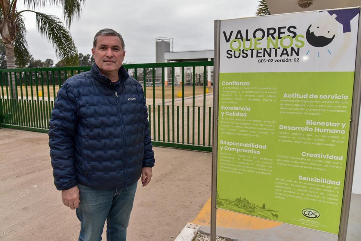 INNOVADOR. Alvaro Ugartemendia transformó la producción de lácteos, con quesos funcionales, y el modelo de gestión. (La Voz)