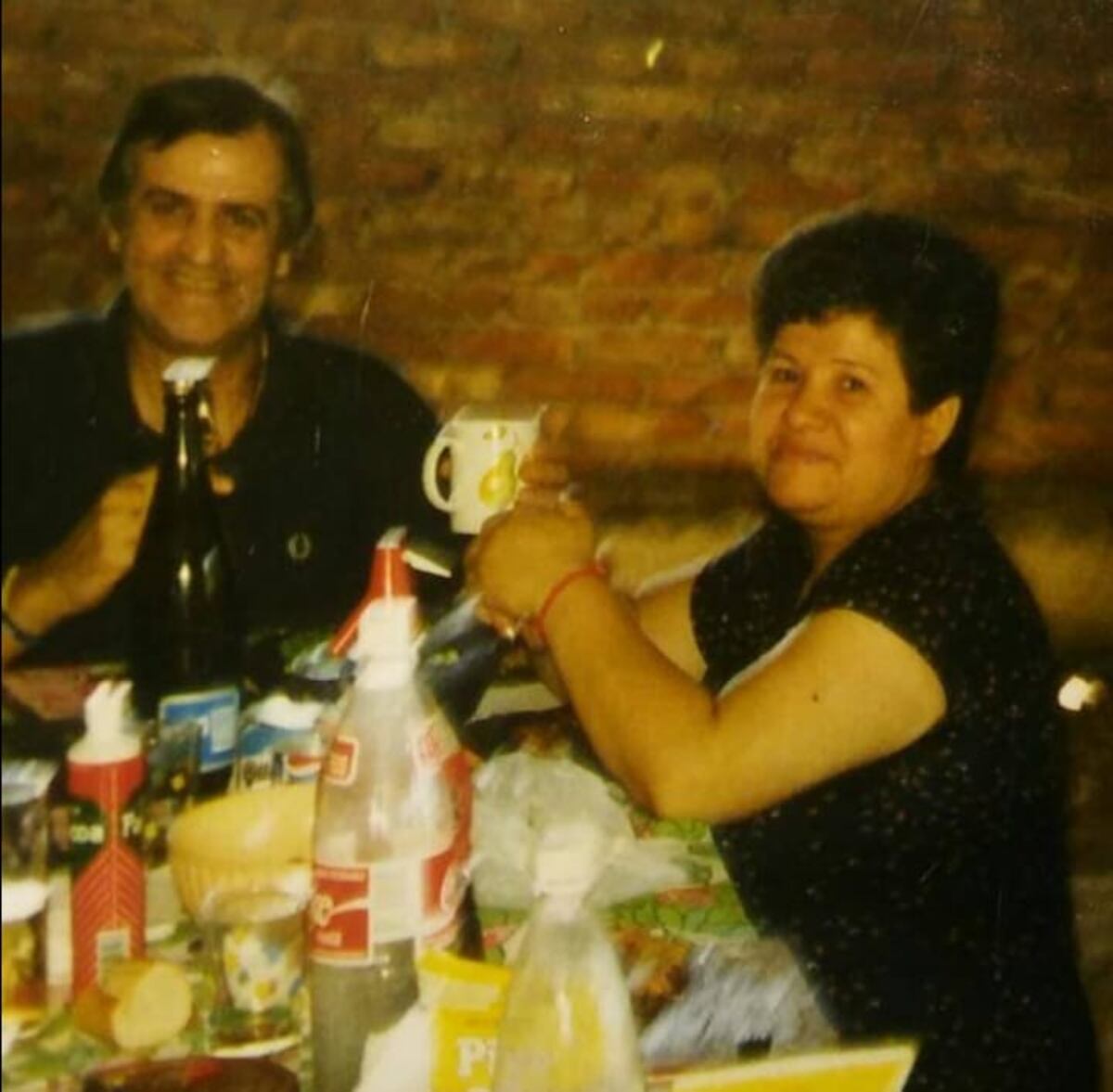 Antonia García y Juan Carlos Piñero, padres del grupo de hermanos. (Gentileza)