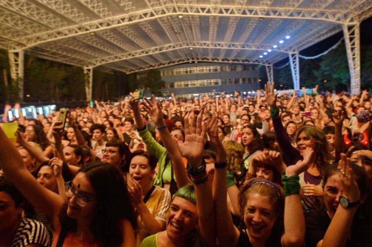 Una postal de la última edición masiva del festival GRL PWR, en 2019 (Pedro Castillo/La Voz).