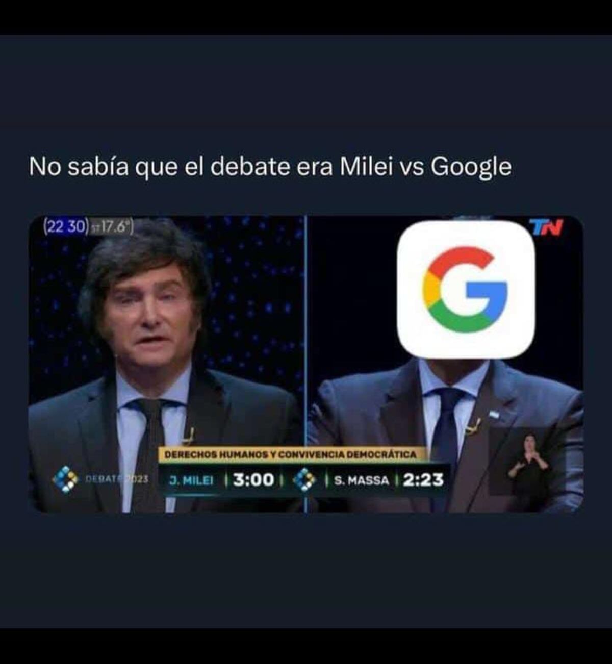Los memes del debate.