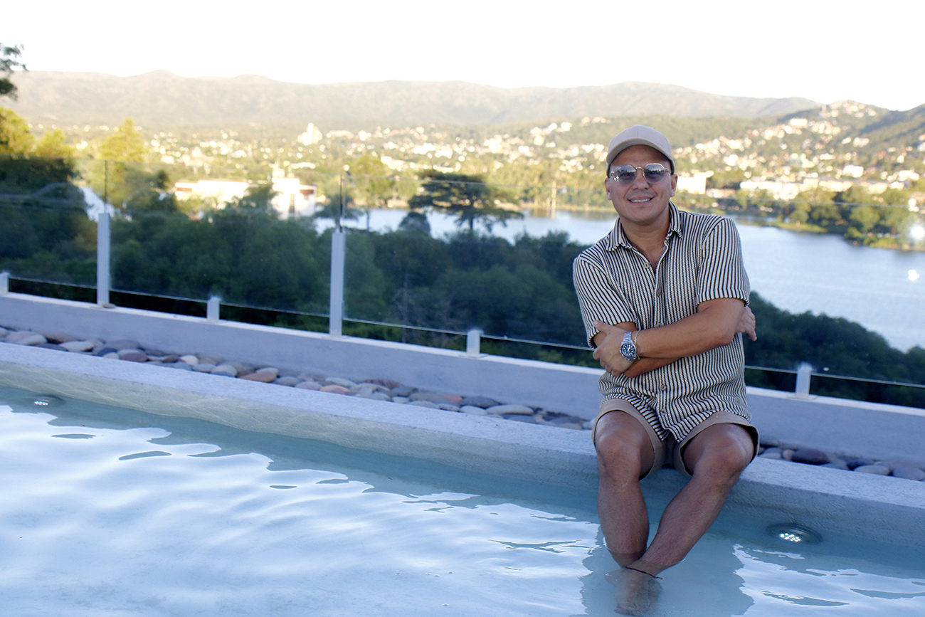 Ángel Carabajal, disfrutando de Carlos Paz (La Voz)