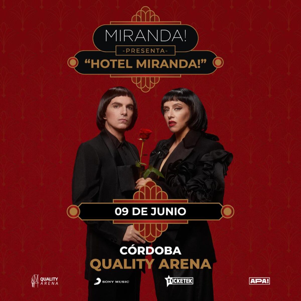 Esta es la fecha más ambiciosa que Miranda! realizará en suelo cordobés. (Captura)