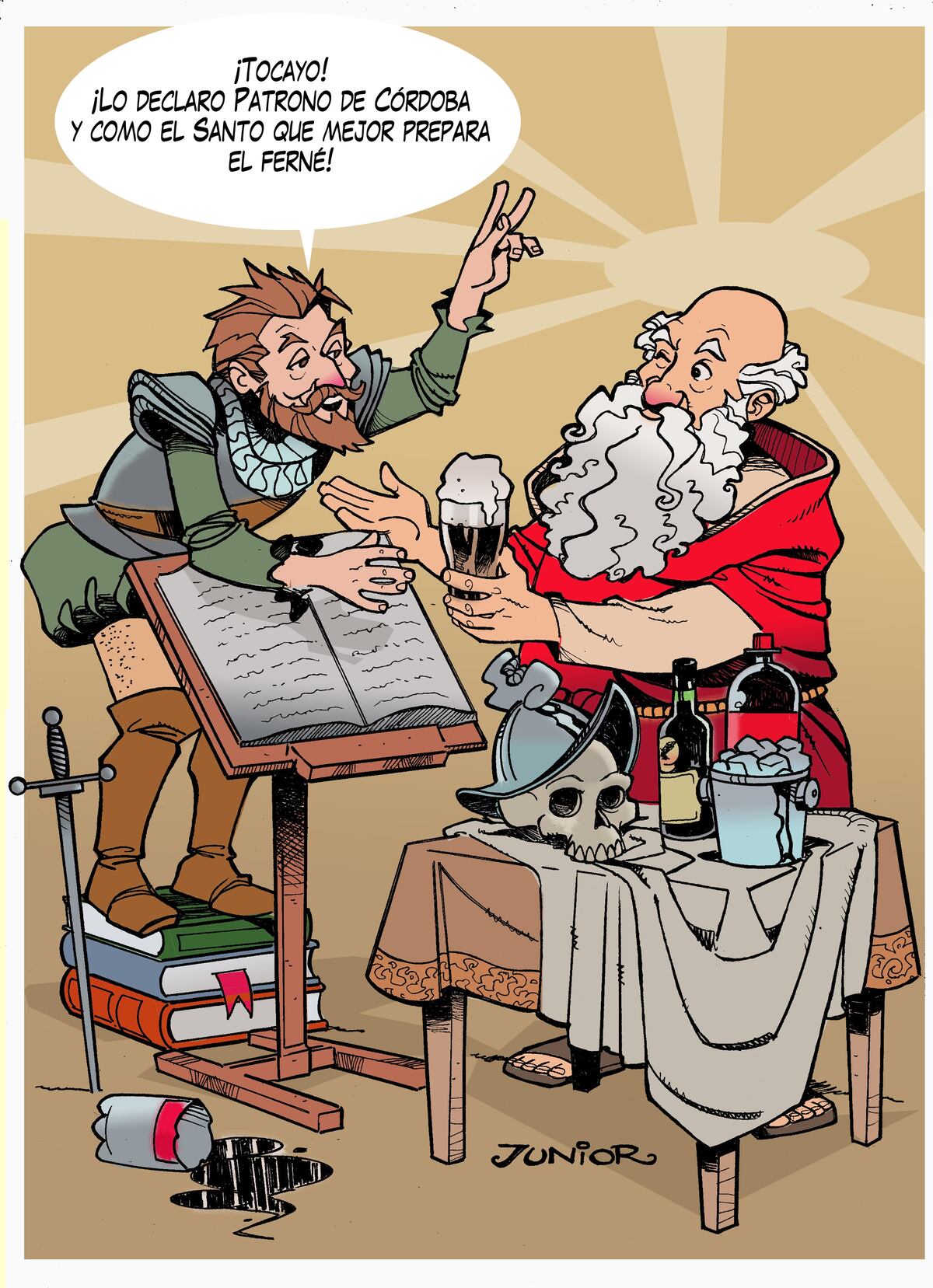 San Jerónimo Dei, humor cordobés en viñetas sobre el "gen" cordobés.