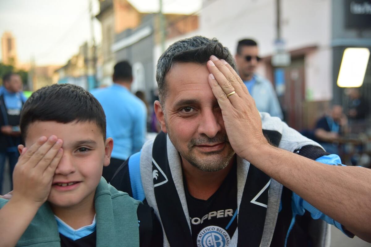 Cara 'e Cancha de Belgrano en la previa del partido con Racing en el Gigante de Alberdi. (Javier Ferreyra / La Voz)