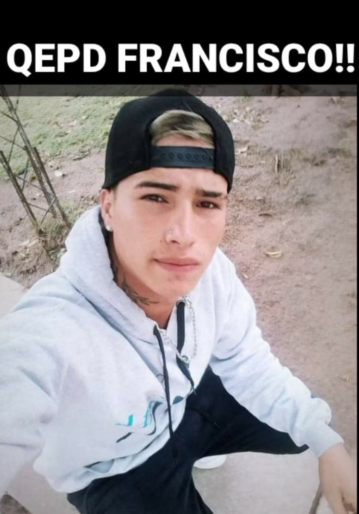 Río Cuarto. Francisco tenía 22 años (Gentileza).